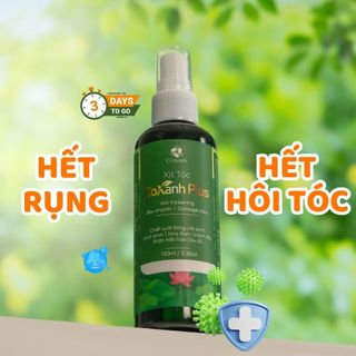 Xịt Dưỡng Tóc Thảo Dược Cỏ Xanh Plus 100ml Giúp Dưỡng Ẩm Cho Tóc Cải Thiện Xơ Rối Gãy Rụng
