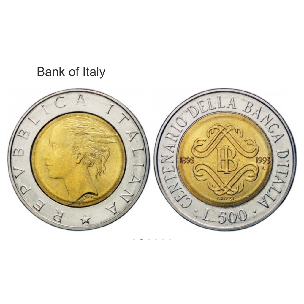 Đồng xu 500 lire  của Italy 1993