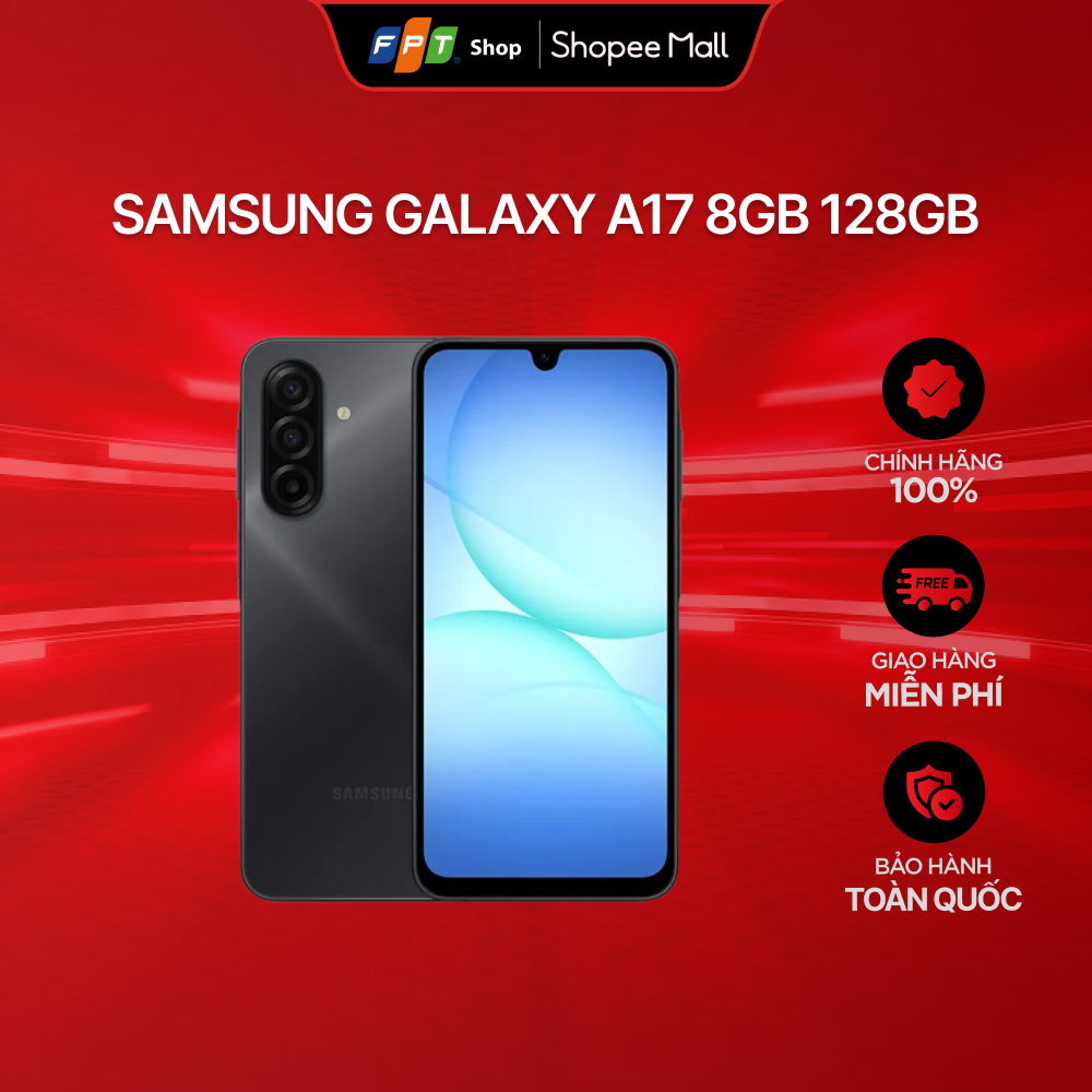 [Chỉ GH tận nơi] Điện Thoại Samsung Galaxy A17 8GB 128GB