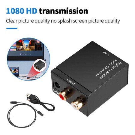 【Freeship】Bộ chuyển đổi Cổng quang Optical sang Audio AV - R/L, Cổng 3,5 Hỗ Trợ Tv 4k Loại | BigBuy360 - bigbuy360.vn