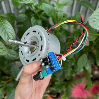  Động cơ BLDC chế đầu quạt chạy cánh B4 ~ B5 motor không chổi than chạy pin hoặc adapter 