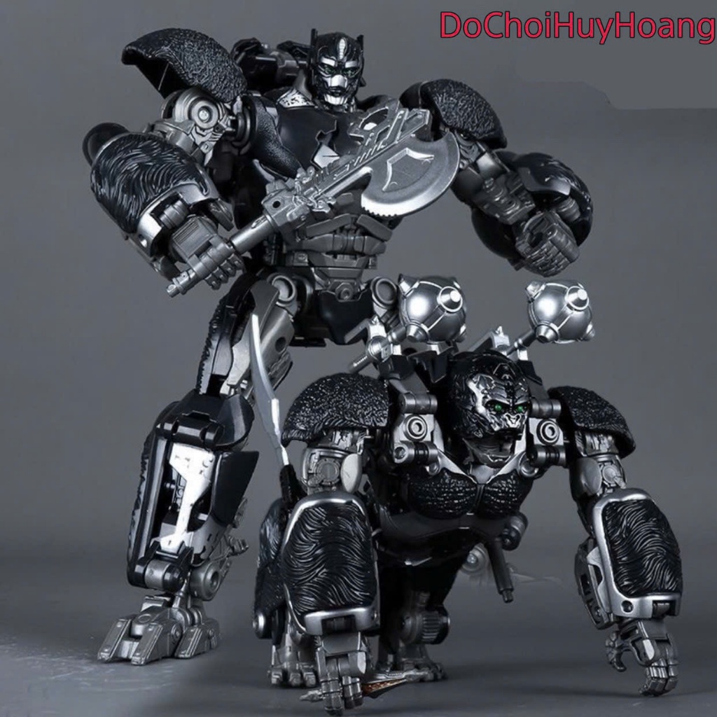 Mô hình robot captain gorilla biến đổi thành khỉ king kong bản đủ phụ kiện JK05