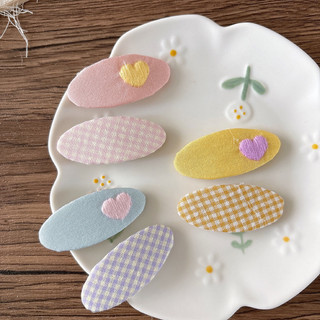 Set kẹp tròn Retro cho bé gái
