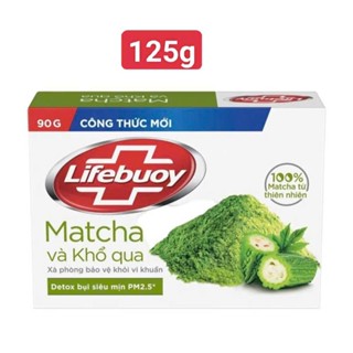  Cục Xà Phòng Lifebuoy Matcha Khổ Qua   Chăm Sóc Da   Bảo Vệ Vượt Trội 125g 