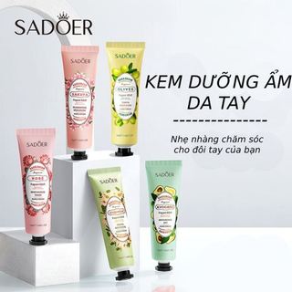 Kem Dưỡng Da Tay SADOER 30g – Dưỡng Ẩm, Giữ Da Mềm Mịn, Hương Dịu Nhẹ - A82 (SET 5 CHAI)