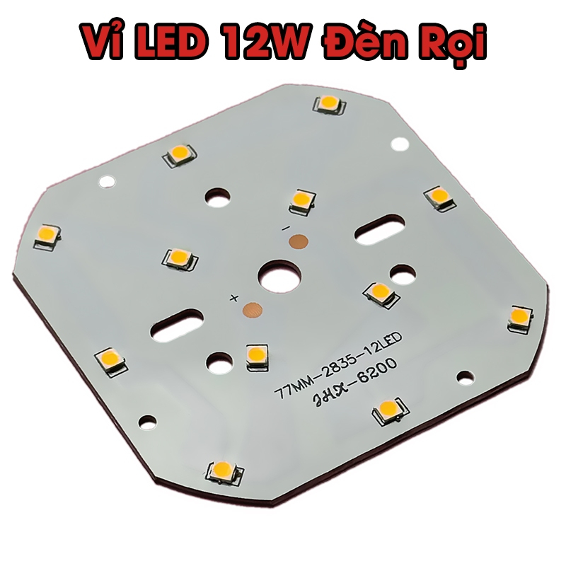 Led vỉ hạt 12w - chạy chấn lưu | Điện áp 36-38V | Ánh sáng trắng - vàng