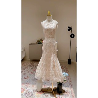  D349 Cabernet Pessi Dress dáng dài form đuôi cá kín lung thanh lịch đi dự tiệc 