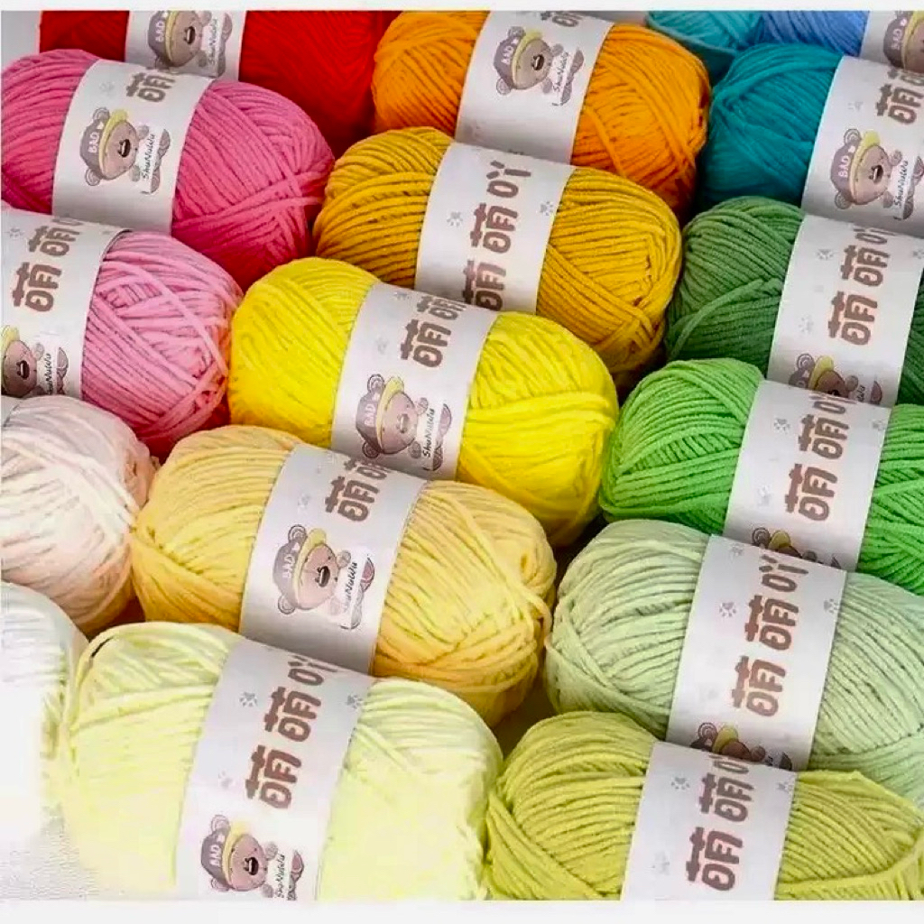 Len Nhung Gấu full màu sợi 3mm [ Giá Sỉ ]