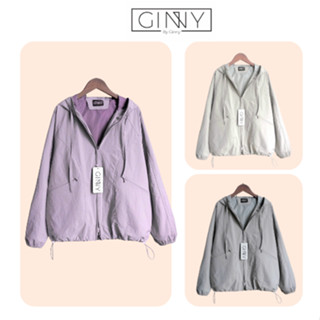 Áo khoác dù Heshe CG-013 Chất Vải Trượt Nước Màu Sắc Nhẹ Nhàng Đơn Giản Chống Nắng Chống Tia UV