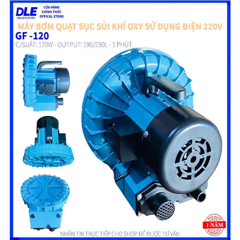 Máy Bơm Oxy Thổi Khí Resun GF 120W – 180W – 250W – 370W – 750W – 1100W | Sục Khí – Sủi Khí – Quạt Ox