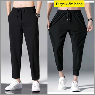 Quần thể thao Nam Thun Dài quần jogger Nam thể dục 3 sọc