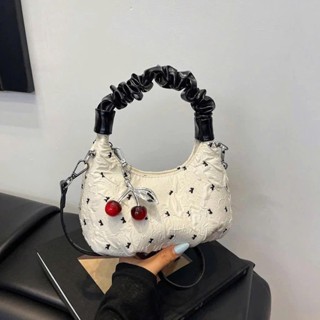    TẶNG CHARM CHERRY  Túi Xách Nữ Hottren Túi Xách Nữ Cầm Tay Quai Rúm Kiểu Dáng Tiểu Thư Phong Cách Mới - ST170 
