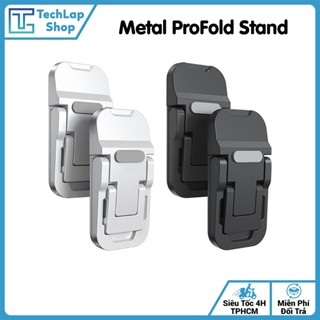 Đế Kê Laptop Dán Lưng, Chân Đỡ Laptop, MacBook Mini Gấp Gọn Di Động, Bằng Hợp Kim Kẽm Chắc Chắn