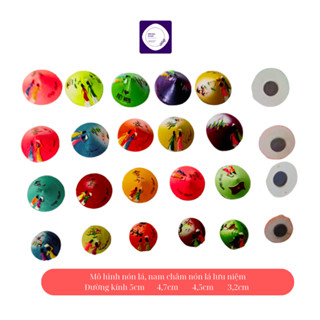  10 cái nón lá mô hình  gắn nam châm quà lưu niệm Việt Nam ý nghĩa magnet nón lá bền đẹp 