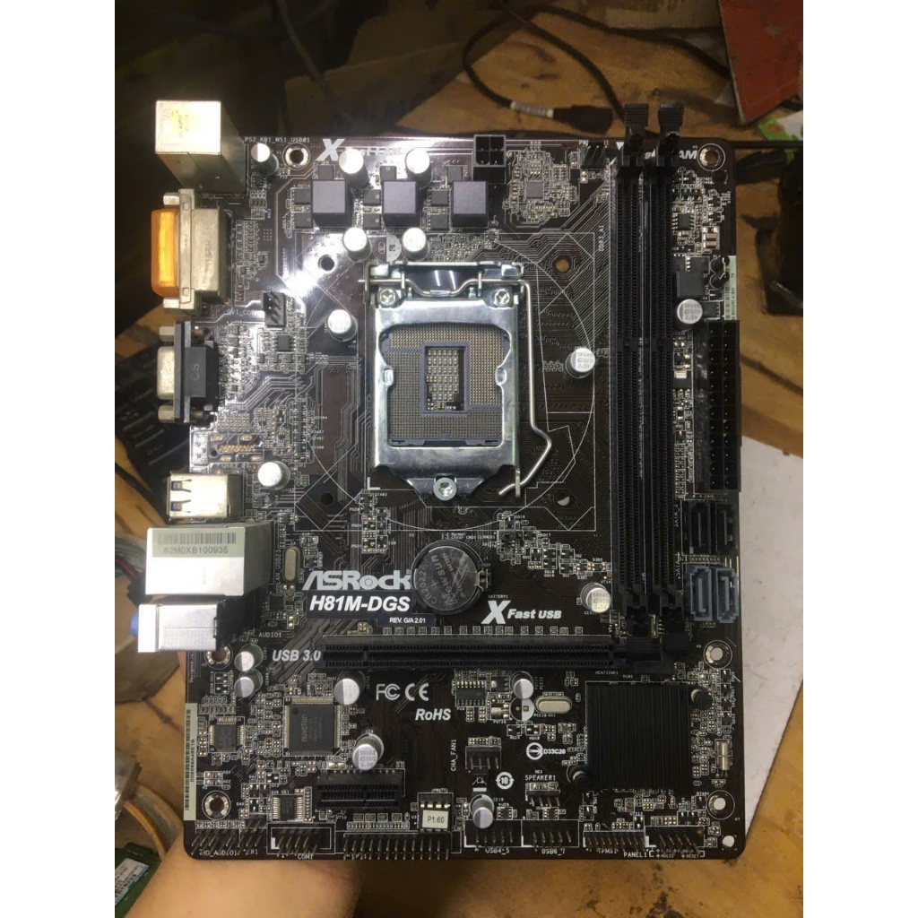 Mainboard Asrock H81M-DGS R2.0 hàng chính hãng