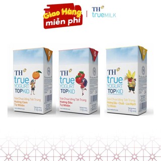 Thùng Sữa Chua Uống Topkid 110ml Hương Cam