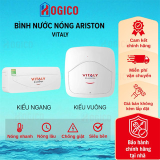Bình Nước Nóng ARISTON VITALY, Dung Tích 15L 20L 30L, Chính Hãng Bảo Hành Tại Nhà