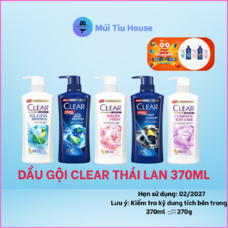 Dầu Gội Clear Thái Lan Mẫu Mới Dung Tích 370ml-390ml - Hỗ Trợ Ngăn Gàu, Giảm Ngứa, Mát Lạnh