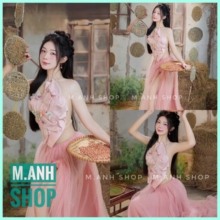  Sét Yếm Hồng Nàng Tấm Chụp Ảnh Concept Xinh Đẹp 