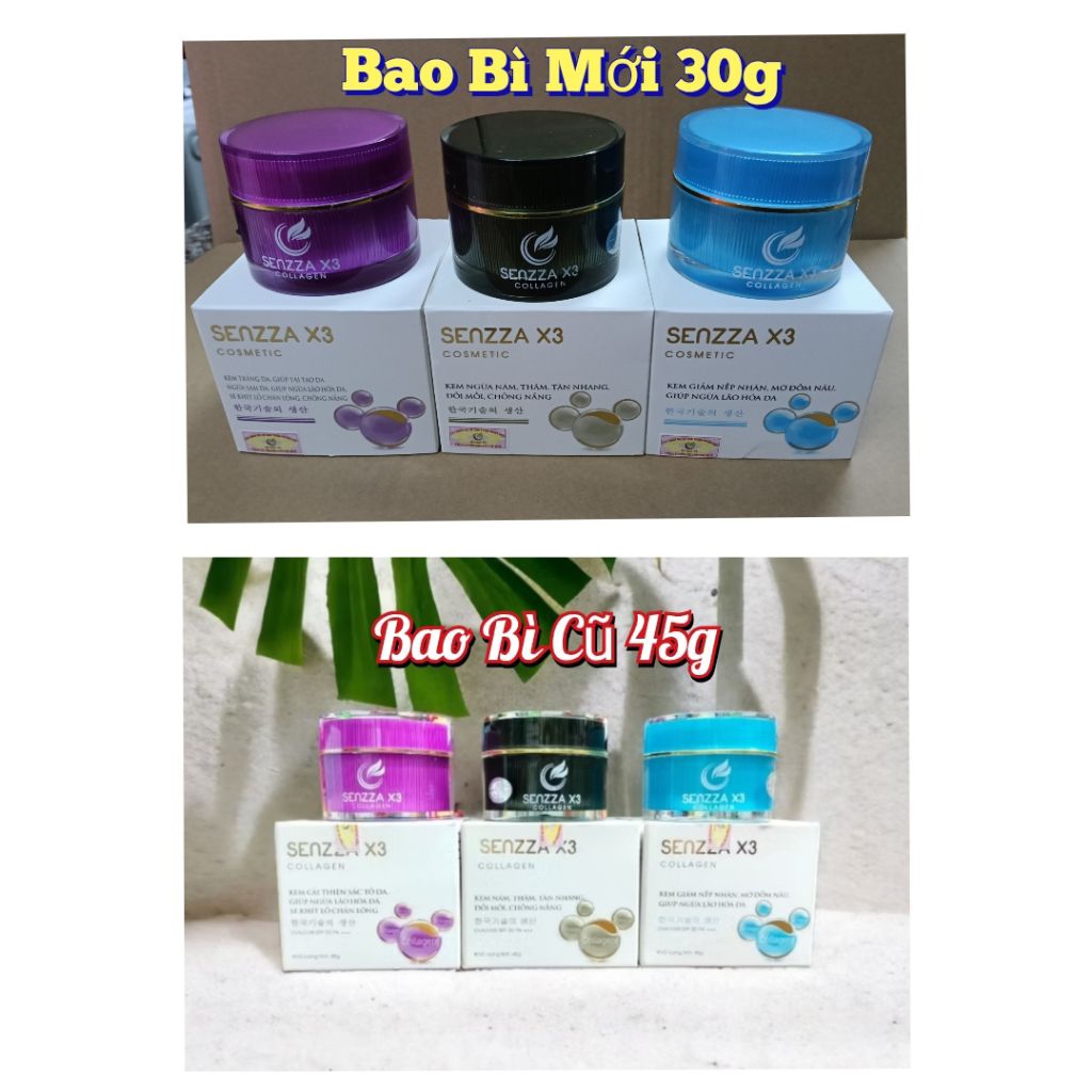 [Chính Hãng] Kem Face Senzza X3 30g ( Bao Bì Mới)