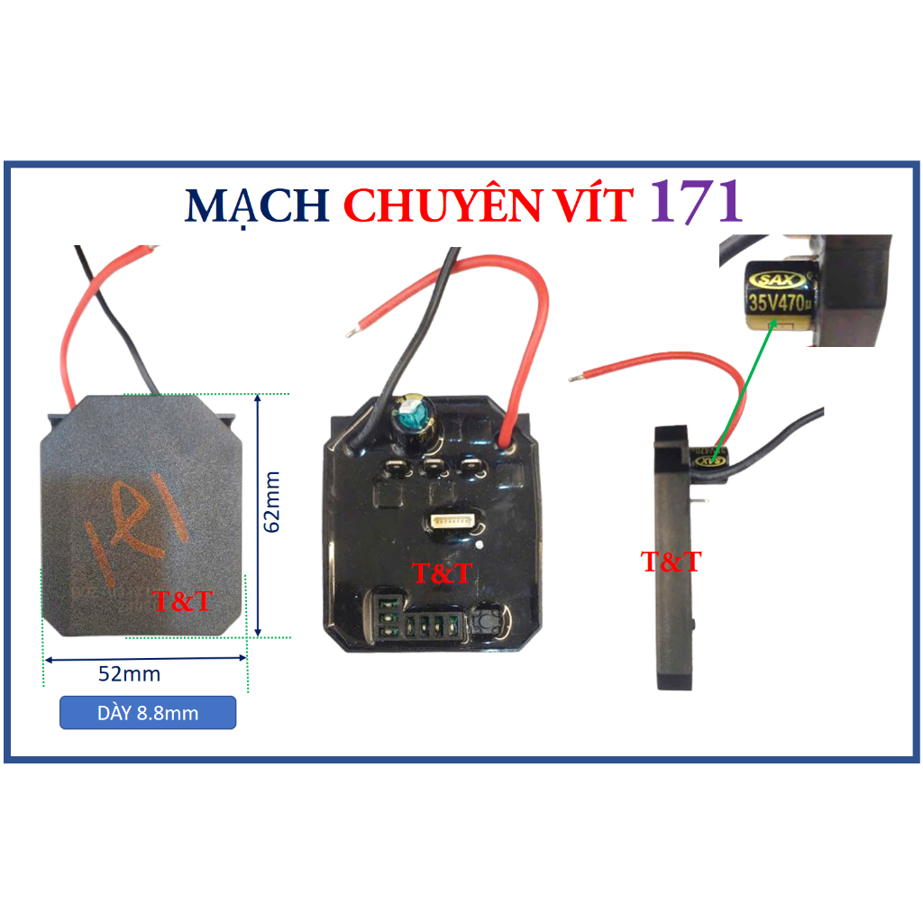 MẠCH CHUYÊN VÍT MKT 171 - 172 - 173