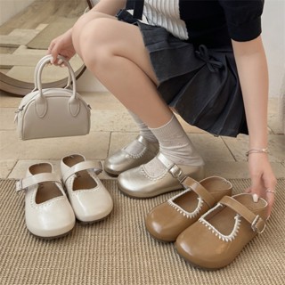  Dép Cao Gót Mary Jane Đế Xuồng Trắng Mũi Kín Thời Trang Nữ Cao Cấp Mùa Hè 2025 Ngoài Trời MSP780 