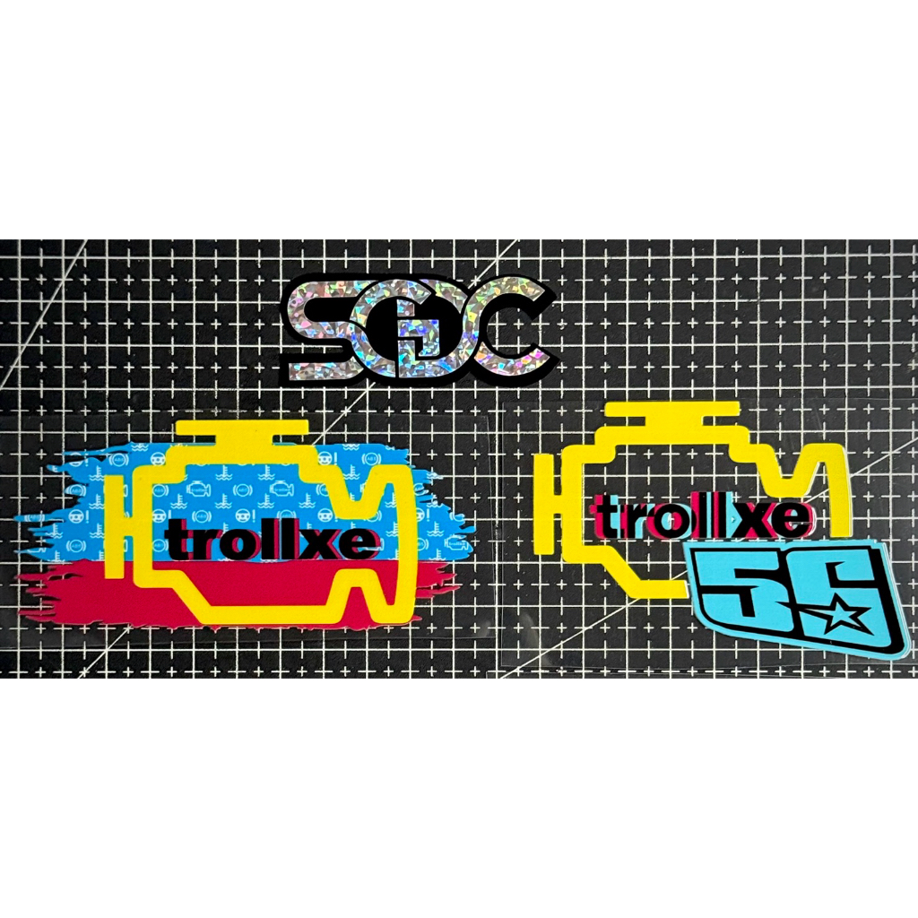 Tem Sticker DTF TROLL.XE Phiên Bản Kỉ Niệm & 56 Team 2025 |SGDC - 1 Cái/Cặp|