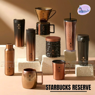   Starbucks Reserve  Bộ Sưu Tập Bình Giữ Nhiệt và Cốc Sứ Reserve Black Gold Authentic 