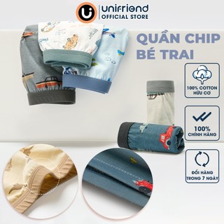  Set quần chip đùi cotton spandex cho bé trai Unifriend Hàn Quốc  Size 10kg-60kg 