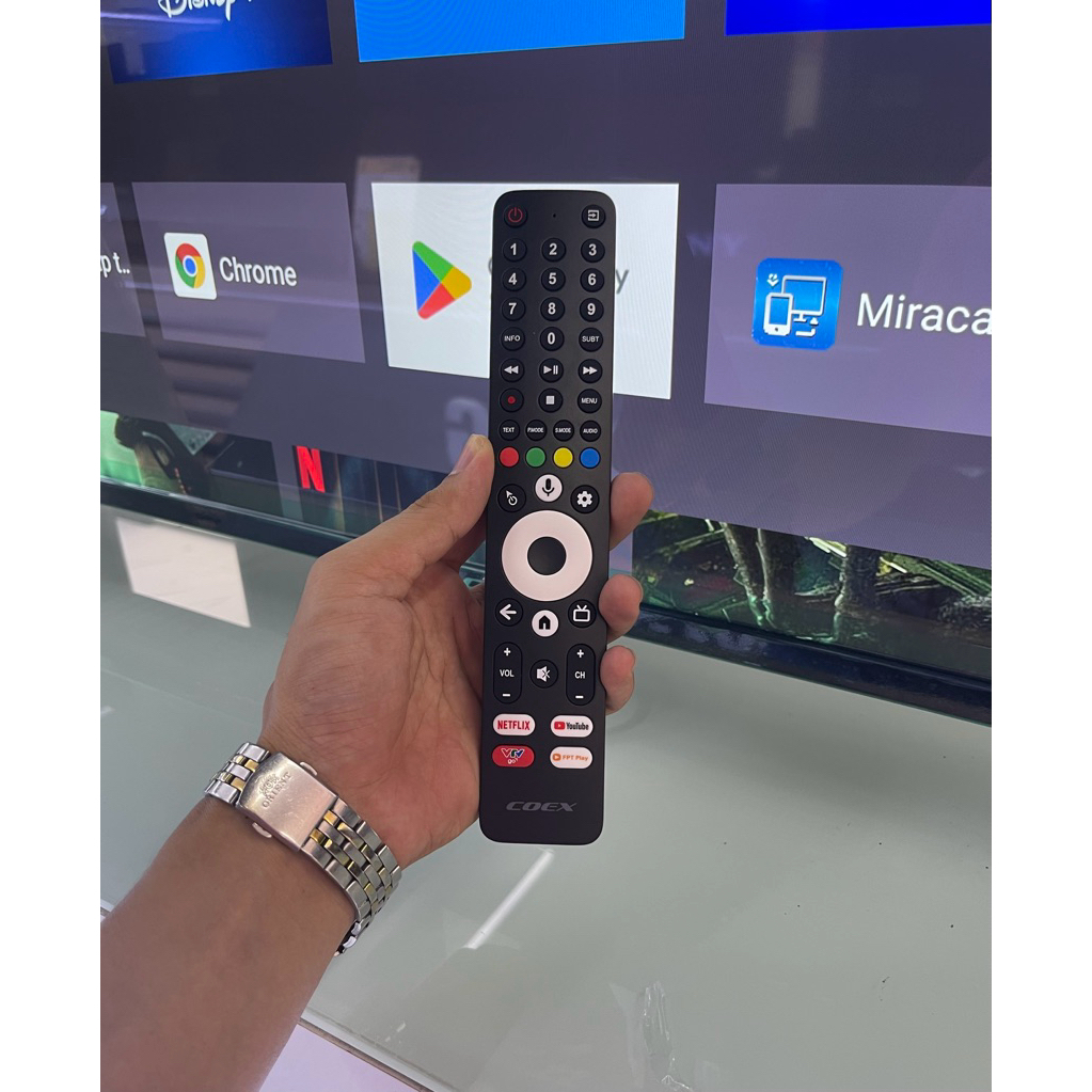 Điều khiển Tivi COEX giọng nói( Dùng cho Tivi COEX điều khiển có nút VTVgo)