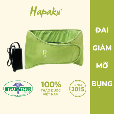 [An toàn tuyệt đối] Đai Nhiệt Hồng Ngoại Giảm Mỡ Bụng, Thon Gọn Eo Hapaku, Đai Giảm Béo Hiệu Quả