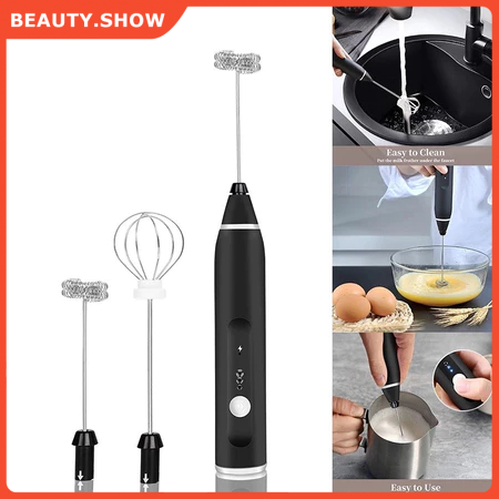 🥇FREESHIP🥇Máy Đánh Trứng Sữa Tạo Bọt Cafe Cầm Tay Mini Pin Sạc Cao Cấp Máy Đánh Trứng Mini,Trộn,Máy đánh Trứng Cầm