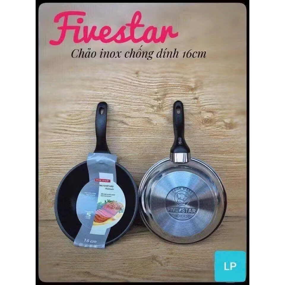 CHẢO TỪ INOX  FIVESTAR  CÁC SIZE