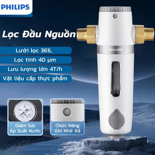  Lọc nước đầu nguồn PHILIPS AWP1830  Máy lọc nước máy Lọc chính xác 40 μm Có giám sát áp lực nước 