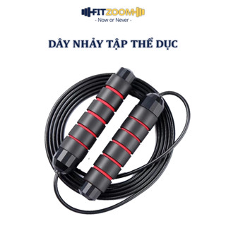  Dây Nhảy Tập Thể Dục Lõi Thép Có Tạ Sắt Dây Nhảy MUAY Boxing Sợi dây Lõi Thép Cao Cấp Không Bị Rối 