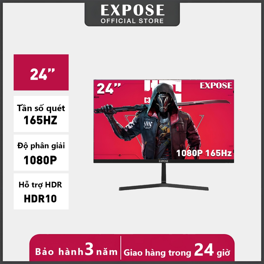 Màn hình 24 inch tần số quét 165Hz màn hình máy tính công nghệ IPS - Trải nghiệm giải trí và làm việc mượt mà