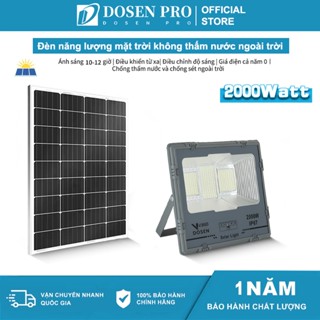  DOSEN PRO Đèn Năng Lượng Mặt Trời Siêu Sáng Loại Pha Thế Hệ 100W 300W 600W IP67 Chống nước ngoài trời 