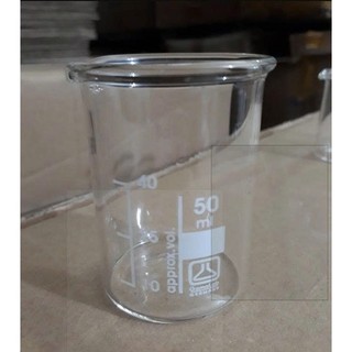 Cốc thủy tinh có mỏ 25ml, 50ml của Đức