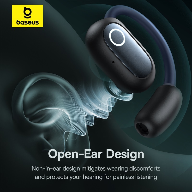 Tai Nghe Baseus Eli Fit Open-Ear & Đeo Cổ 2 TRONG 1 Màn Hình LED Giảm Trễ 0.06s Chống Nước IPX4 | BigBuy360 - bigbuy360.vn