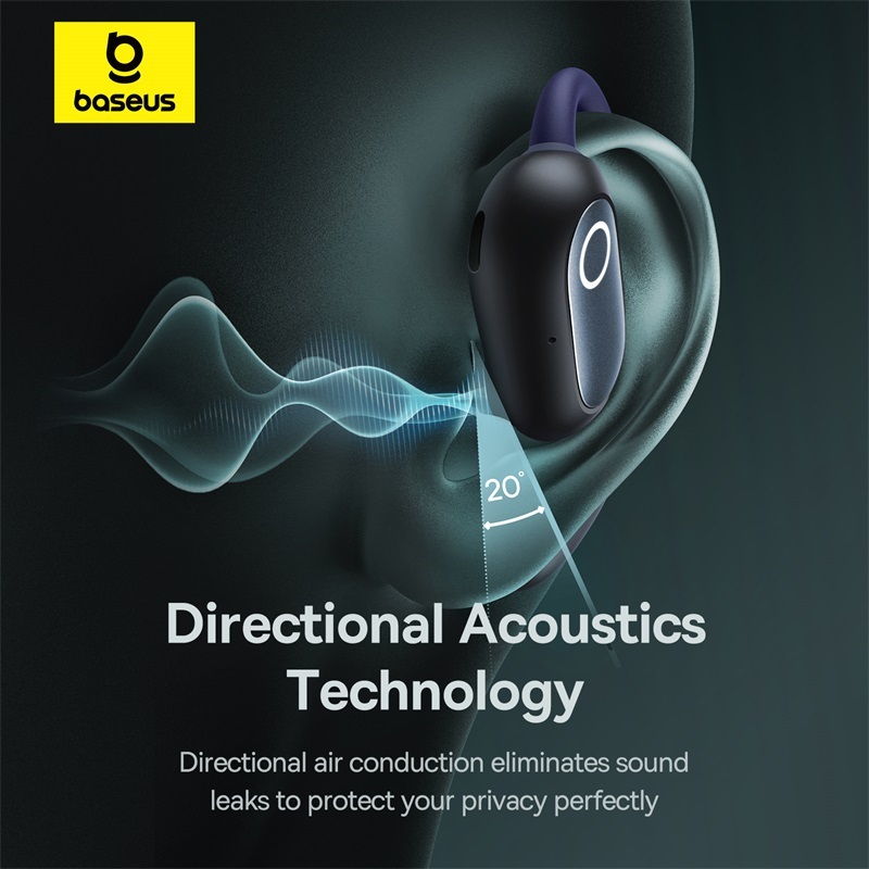 Tai Nghe Baseus Eli Fit Open-Ear & Đeo Cổ 2 TRONG 1 Màn Hình LED Giảm Trễ 0.06s Chống Nước IPX4 | BigBuy360 - bigbuy360.vn