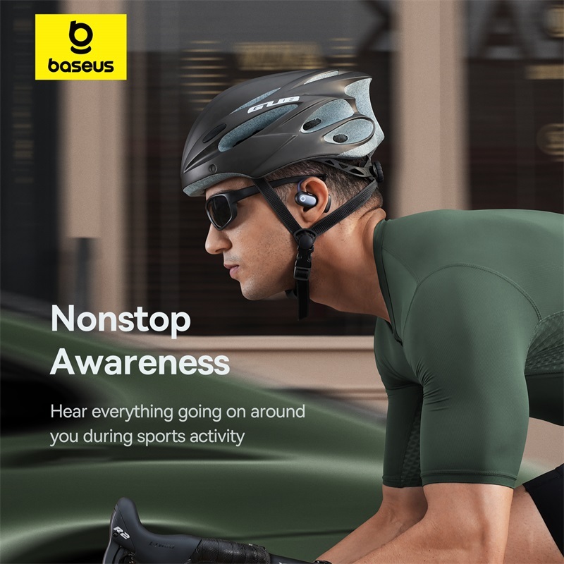 Tai Nghe Baseus Eli Fit Open-Ear & Đeo Cổ 2 TRONG 1 Màn Hình LED Giảm Trễ 0.06s Chống Nước IPX4 | BigBuy360 - bigbuy360.vn