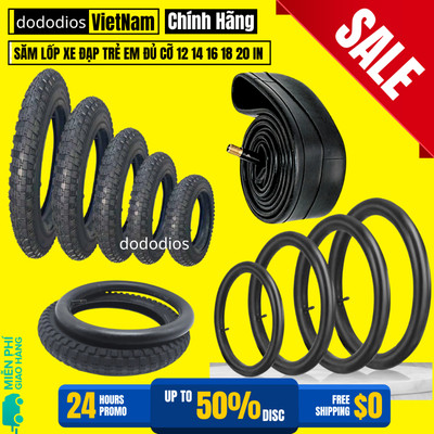 Săm Lốp Xe Đạp Trẻ Em Đủ Cỡ Cao Su Tự Nhiên - Săm lốp (Ruột vỏ) xe đạp trẻ em đủ kích cỡ 12 14 16 18 20 22 24 26