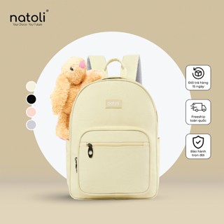 Balo nữ hàn quốc jellycat bunny thỏ bông cao cấp NATOLI nhiều ngăn đi học cute - BST Sweet Bunny Backpack B28