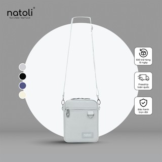 Túi đeo chéo nam nhỏ gọn thương hiệu Natoli đi chơi nhiều ngăn kháng nước tốt BST Mini Daily Crossbag T3