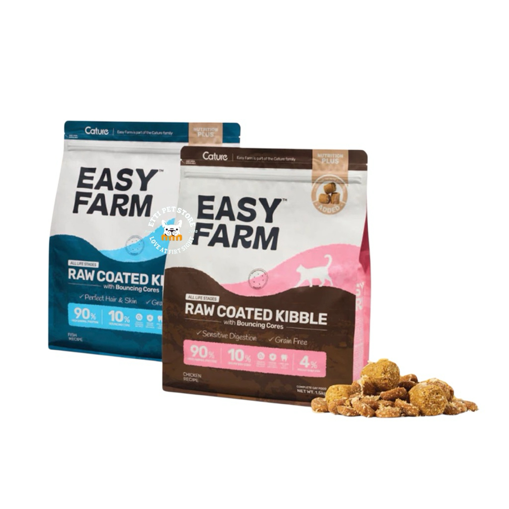 Hạt Cature Easy Farm cho mèo có topping 1,5kg