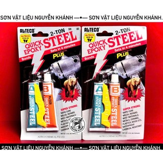 [Hàng Chính Hãng] Keo AB Thái Lan Alteco Quick Epoxy Steel | Keo Dán Đa Năng, Siêu Bền, Kháng Nước