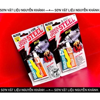 [Hàng Chính Hãng] Keo AB Thái Lan Alteco Quick Epoxy Steel | Keo Dán Đa Năng, Siêu Bền, Kháng Nước