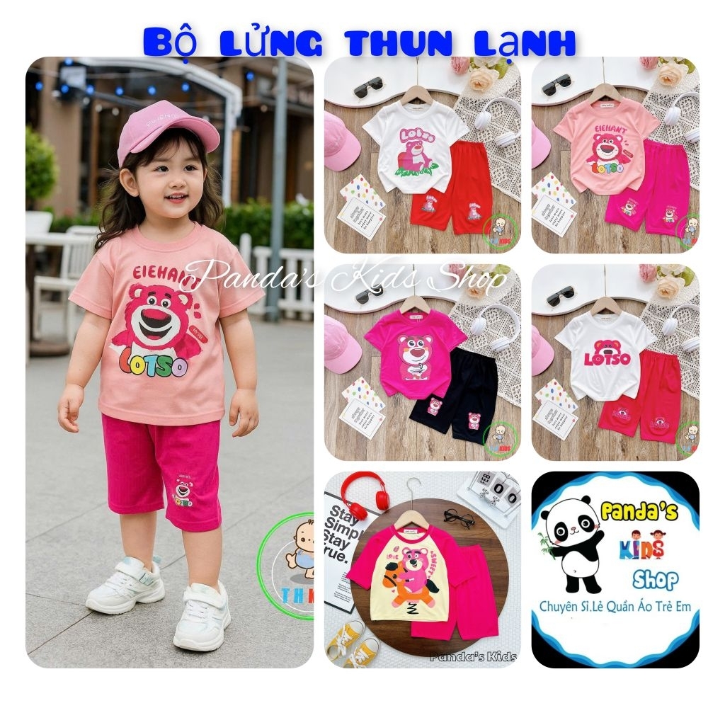 (8-32kg-L17) LỬNG Gấu dâu thun lạnh