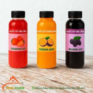 Nước cốt chanh dây 500ml MIDIFARM, siro pha đặc sản đà lạt