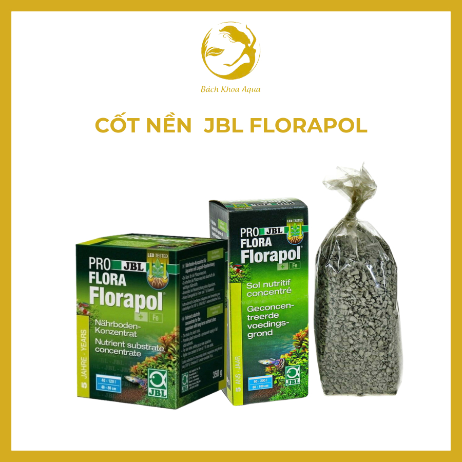 Cốt nền thủy sinh JBL Florapol hộp 350gram/700 gram – Nền siêu dưỡng, giàu khoáng vi lượng
